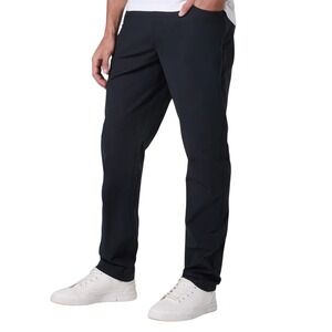 Vuori Men's Meta styleV430 Black Performance Pants 36 short Athletic Casual